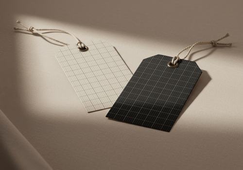 Clothes Label Elegant Mockups