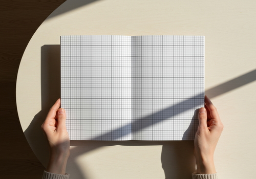 Magazine Brochure Mockups with Hands
