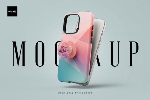 Popsocket + iPhone 15Pro Matte Tough Case