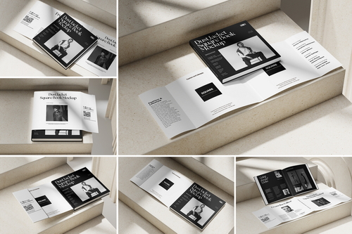 Dust Jacket Cover Book Mockup