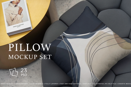 Pillow Mock-Up Set vol2