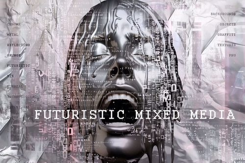 Futuristic Mixed Media