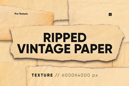 20 Ripped Vintage Paper Texture