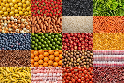 Fresh Food & Produce Overhead Mockup Collection