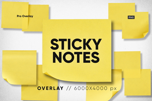 25 Sticky Notes Texture
