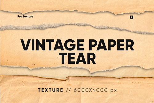 20 Vintage Paper Tear Texture