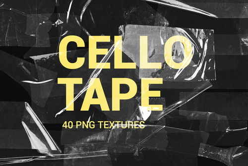 Plastic Cello Tape Textures