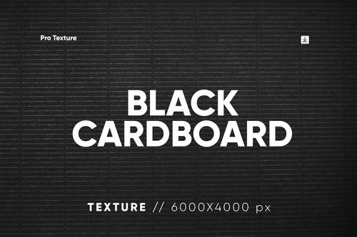 20 Black Cardboard Textures