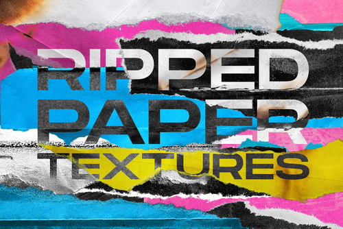 Ripped Paper Textures for Photoshop