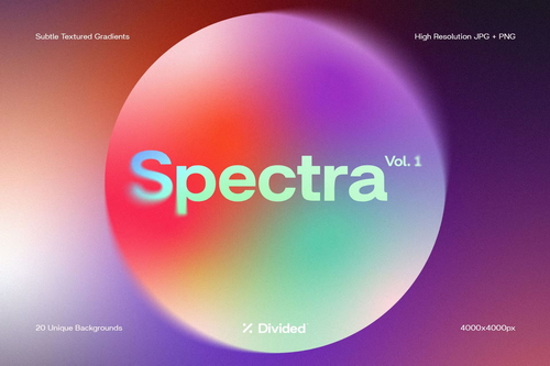 Spectra - 20 Textured Gradients