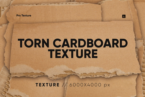 20 Torn Cardboard Textures