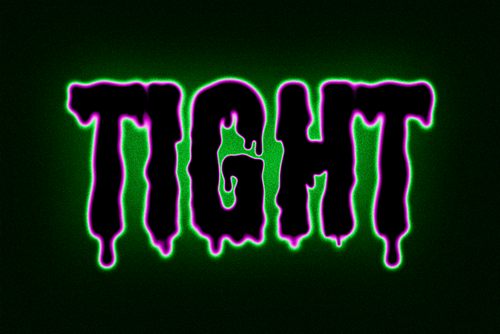 Melted Blurry Text Effect