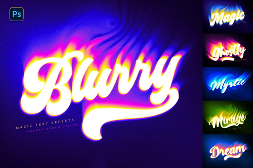 Mystic Blur Text Effects