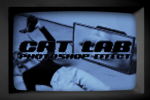 CRT Lab Photoshop Effect
