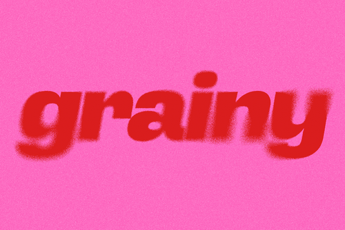 Grainy Text Effect
