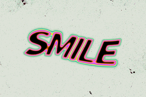 Blur Colorful Text Effect