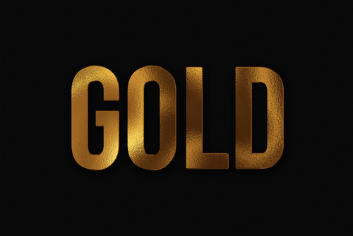 Gold Text Effect