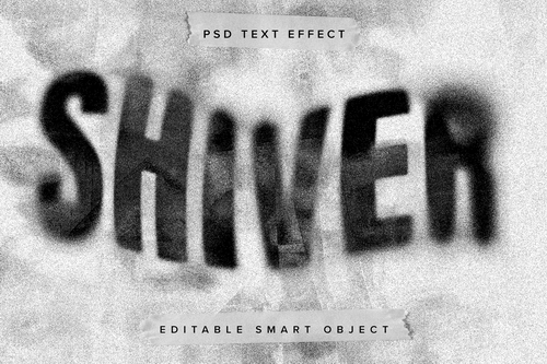 Textured Grunge Text Effect Mockup