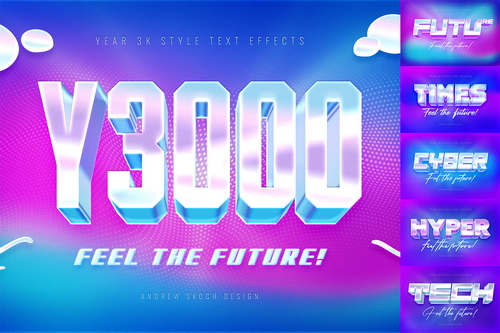 Y3K Text Effects
