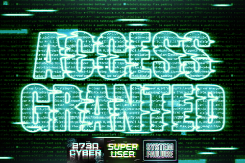 Glitch Hacker Text Effects