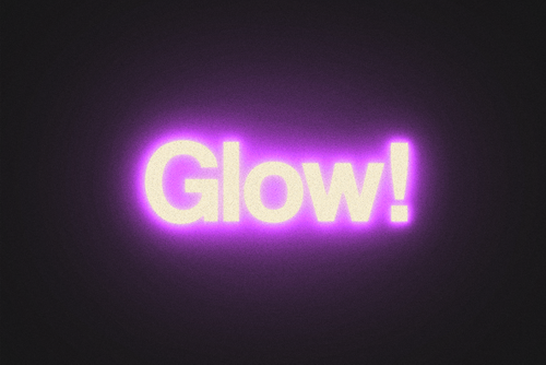 Glow Text Effect