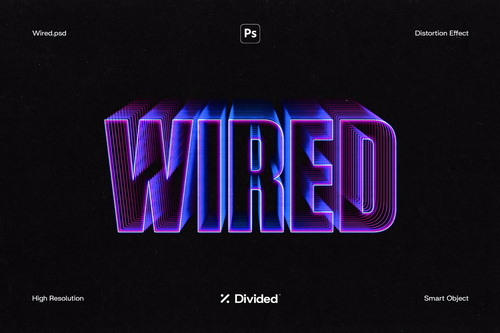 Wired Text Distortion