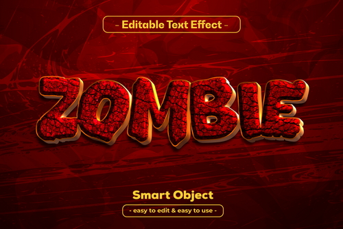 Zombie Horror Text Effect