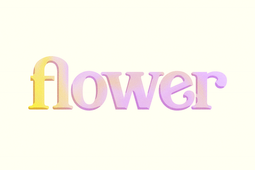 Cute Pastel Gradient Text Effect