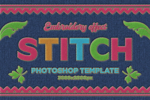 Embroidery Photoshop Mockup