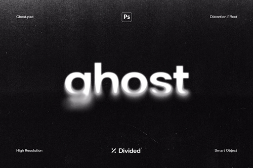 Ghost Distortion Text Effect
