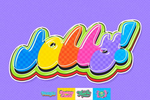 Candy Pop Text Effects