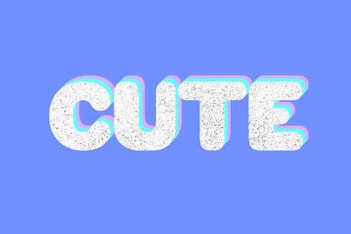 Layered Cute Text Effect