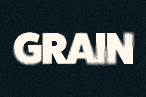 Grain Text Effect Mockup