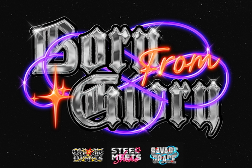 Silver Chrome Text Effect