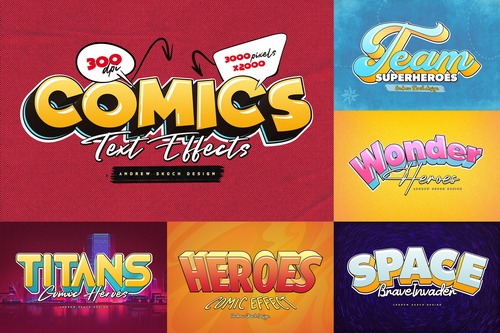 Comic Text Effects