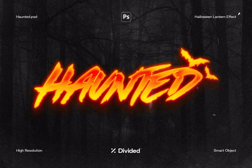 Haunted Halloween Text Effect