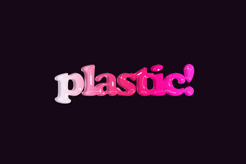 Plastic Text Effect