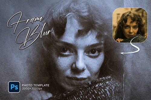 Frame Blur Photo Template