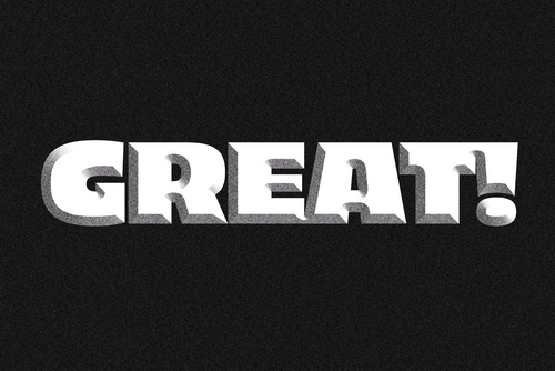 Beveled Text Effect