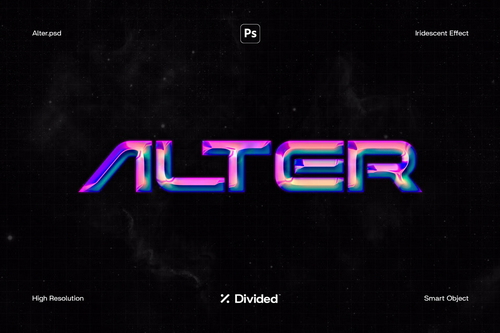 Alter Iridescent Chrome Effect