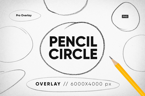20 Pencil Circle Overlay