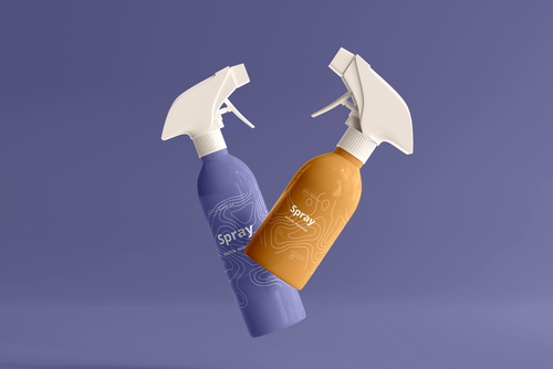 Cosmetic Spray Bottle Mockups