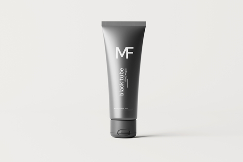 Black Cream Tube Mockup