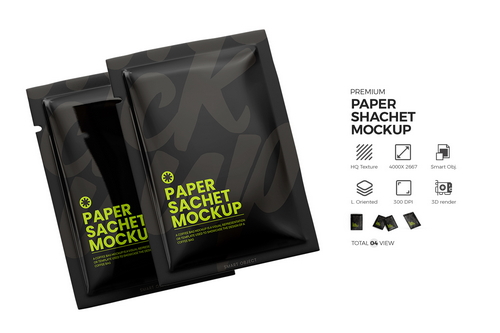 Sachet Packaging Mockup