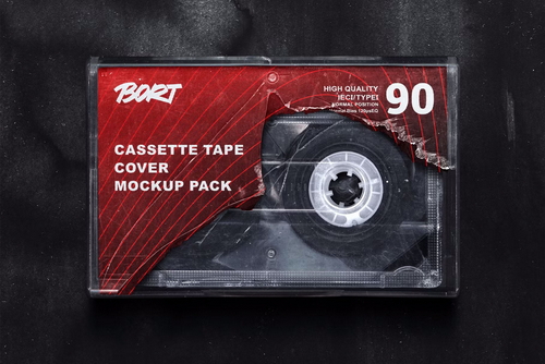 Old Tape Cassette Mockup Pack