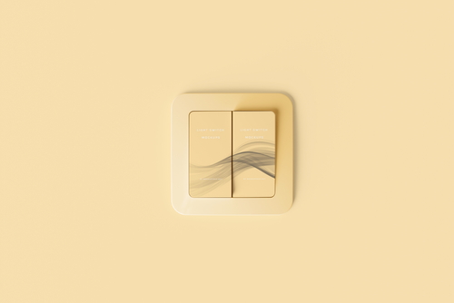 Plastic Wall Light Switch Mockups