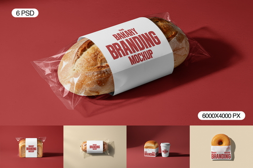 Bakery Branding and Packaging Mockup