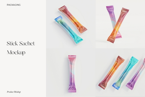 Stick Sachet Mockup