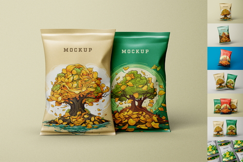Chips Package Mockup