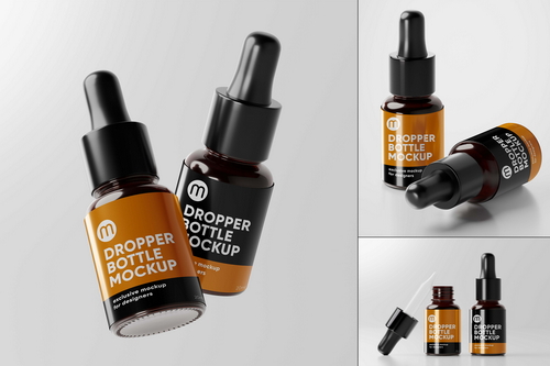 Dropper Bottle Mockup